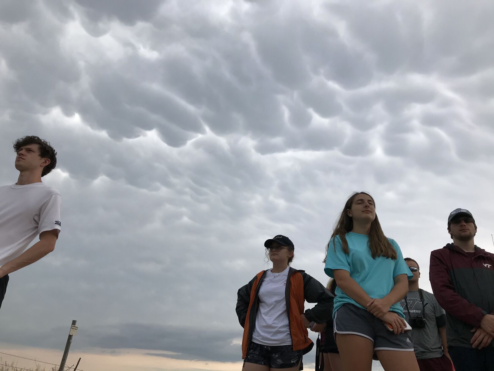 Storm chase students